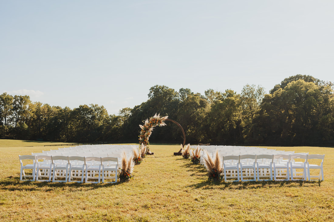 middle TN outdoor wedding ceremony venue