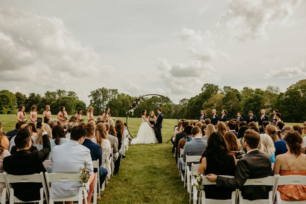 Cedarmont Farm Field Wedding Ceremony